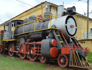 Trinidad Railway Train Station Cuba Steam Engine Locomotive